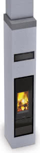 KINGFIRE® Lineare S. - kominek zintegrowany