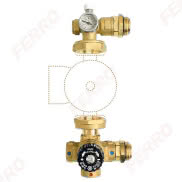 Grupa mieszająca do rozdzielaczy 1” dla pompy 130 mm