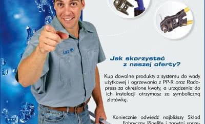 Urządzenie instalacyjne za 1 zł netto!