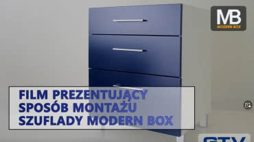 Montaż szuflady ModernBox 