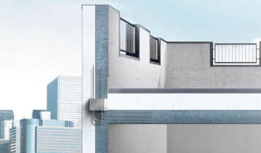 Isokorb AXT - izolacja attyk i balustrad 