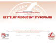 Tytuły Rzetelnego Producenta Styropianu rozdane